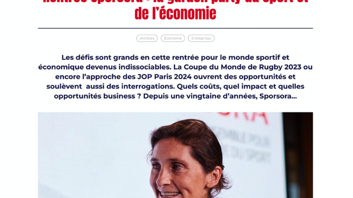 Rentrée Sporsora : la garden party du sport et de l’économie