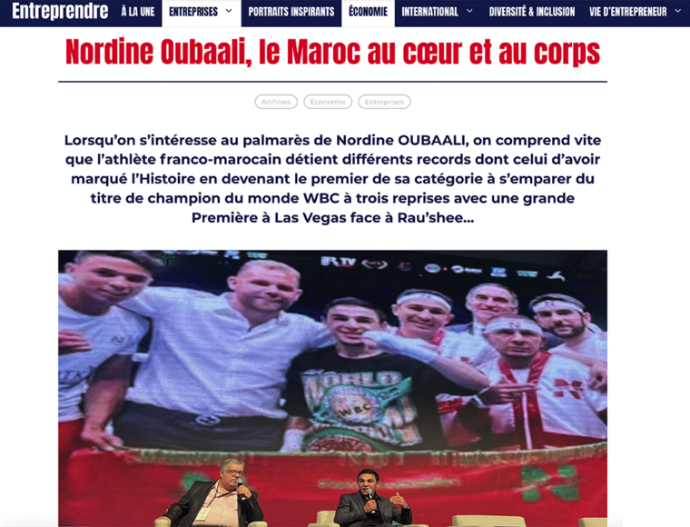 Nordine Oubaali, le Maroc au cœur et au corps