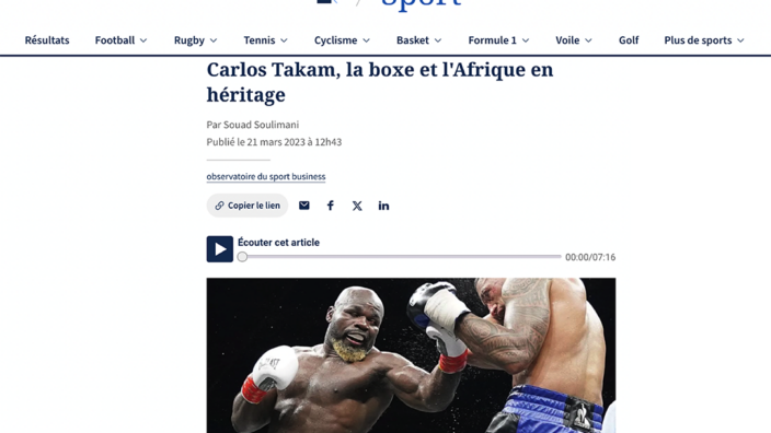 Carlos Takam, la boxe et l&rsquo;Afrique en héritage