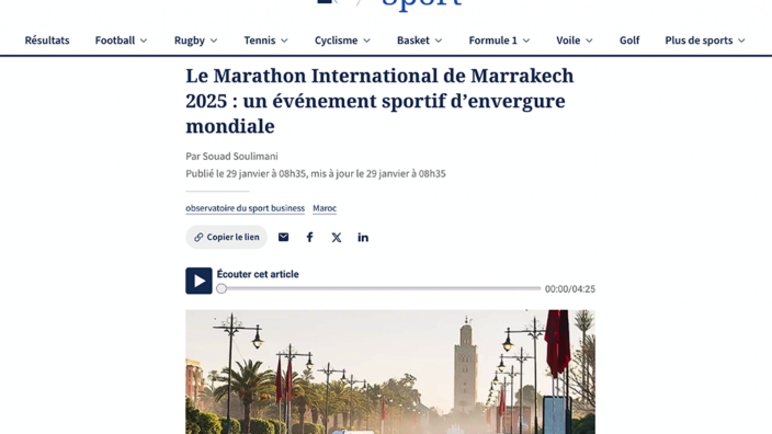 Le Marathon International de Marrakech 2025 : un événement sportif d’envergure mondiale