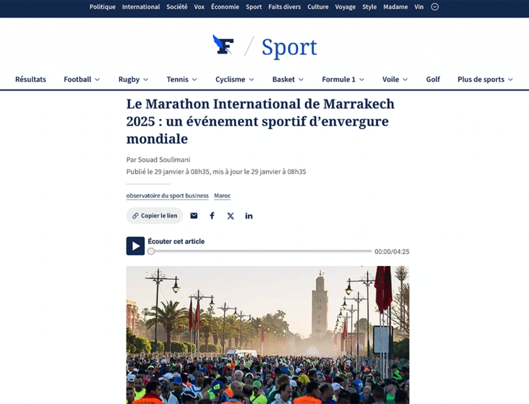 Le Marathon International de Marrakech 2025 : un événement sportif d’envergure mondiale